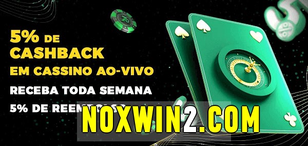 Promoções do cassino ao Vivo noxwin 